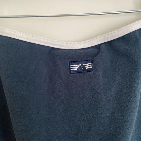 Vintage VTG Adidas Three Stripe Navy Tennis Skirt - Picture 3 of 7